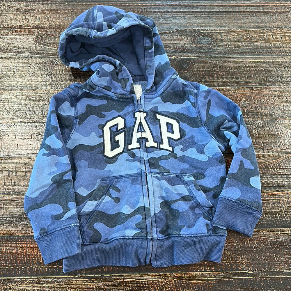 GAP 3T Zip Up Hoodie Sweatshirt